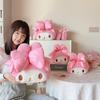 My Melody Cartoon Plushies Lovely Stuffed Anime Kawaii Plush Toy Back Cushion Headrest Car Accessories Seat Belt Cover