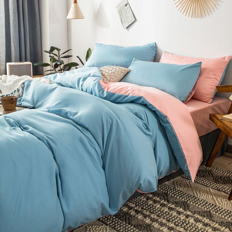 Duvet Cover Nordic Modern Fashion Washable Household Bedroom Dormitory Students Queen Bedding Skin-friendly Comfortable Textile