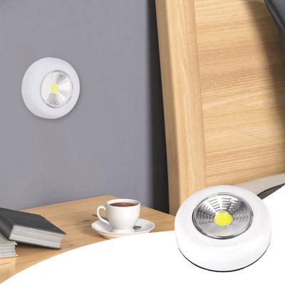 Wireless LED Night Light Small Round Lamp Super Bright High Lumens Energy-saving Under-Cabinet Lamp Touch Control Light