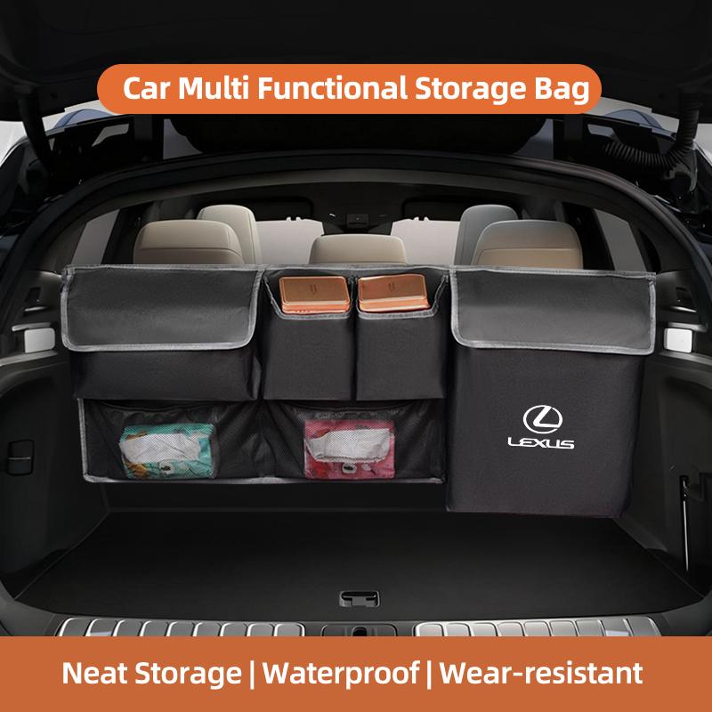 Car Seatback Organizer Tools Storage Bag Trunk Stowing Pocket For Lexus UX250h RX450h CT200h RX400h NX300h RX350 RX300 GX470