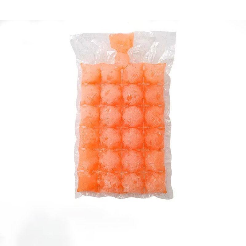 50/100 Stück Einweg-Kühlpack Gitter Eiswürfelform Gitter Selbstversiegelnde Würfelform Selbstversiegelnde Eiswürfelform Tasche Essbarer Gefrorener Eiswürfel