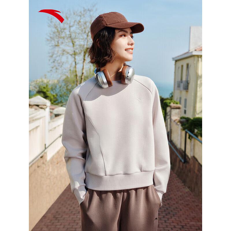 ANTA Women s Cloud Fleece Easy-Care Long Sleeve Round Neck Pullover S