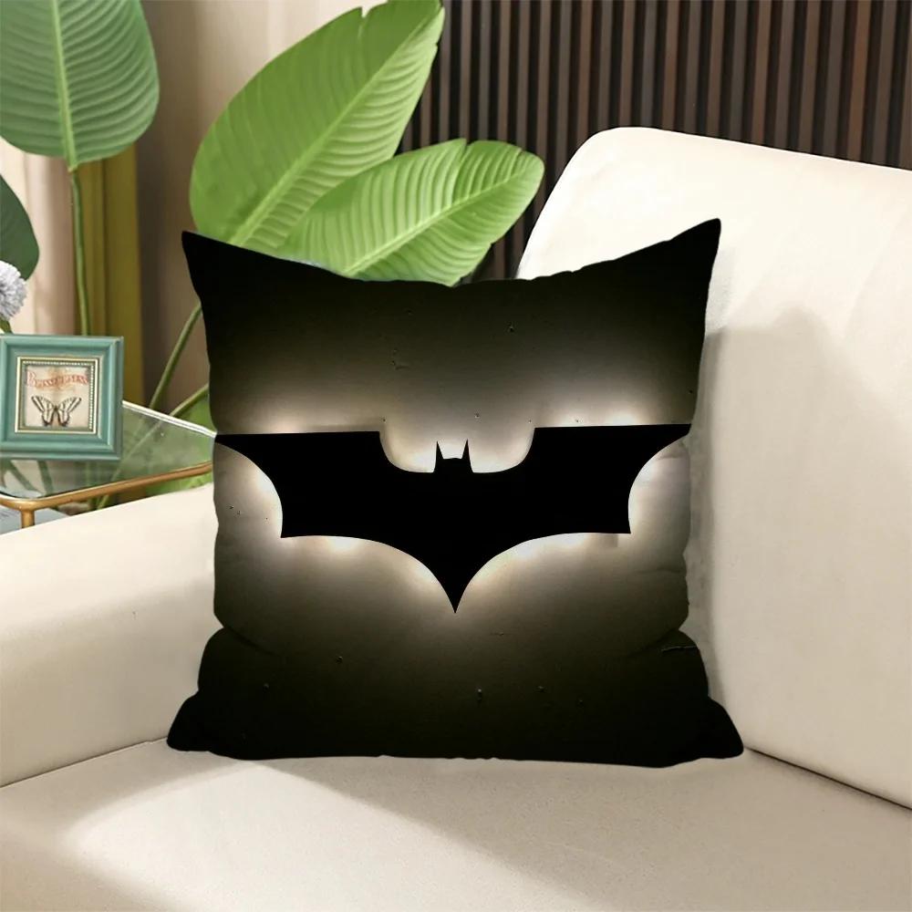 Decorative Pillows For Sofa Batman Cushion Cover 45 × 45 Stuffed Cushions Pillow Cases Elegant Room Covers Sleep Home Textile