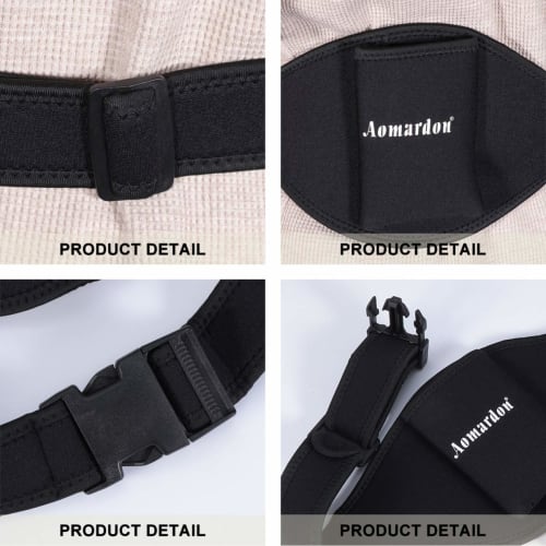 Adjustable Vertical Microphone Belt Waist Bag for Sports Instructors, Teachers, Singers, Classes, Public Speaking, and Theater