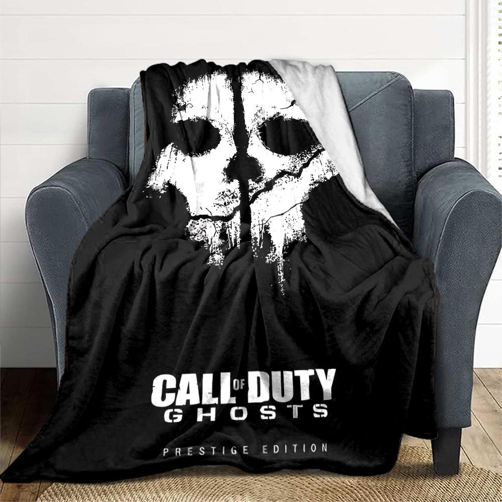 1pc Call of Duty Soft Comfortable Blanket Digital Print, All Season Multipurpose Knit Fabric Bedding, Office, Sofa Home Decor Blanket
