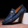 Leichte Herren Freizeitschuhe 2025 Herrenschuhe Leder Herren Penny Loafers Herren Mokassins Slipper Herren Flats Männliche Fahrschuhe