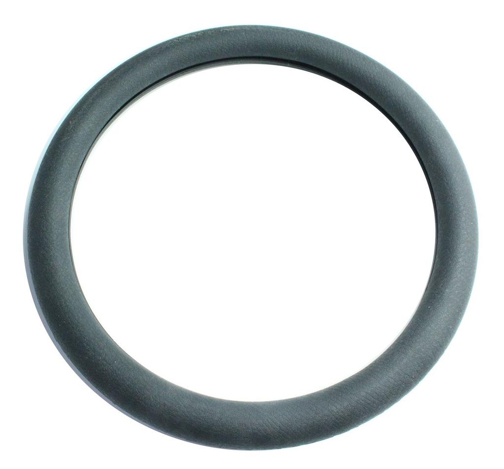 AWESOME ASH-003 Silicone Steering Wheel Cover (15 Colors) Multicolor Silicone Series, Black