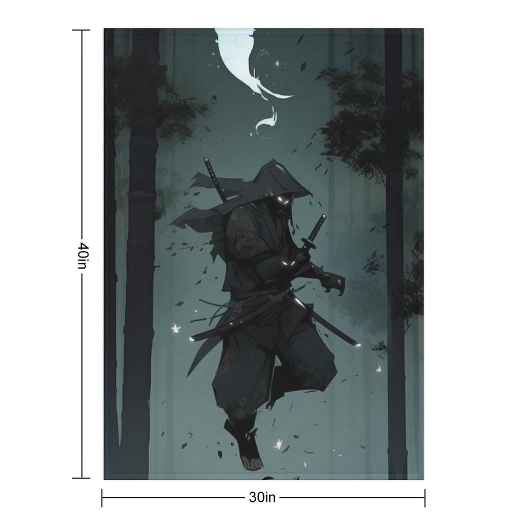 The Ninja 02 Throw Blanket Kid'S Single Luxury St Stuffeds Blankets