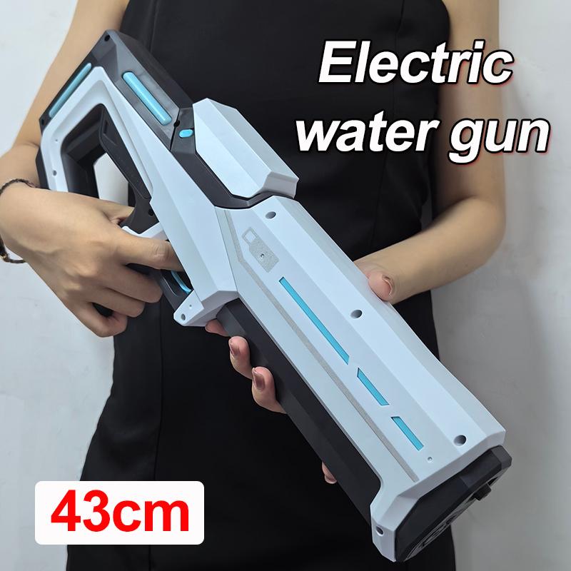Electric Water Guns For Adults Powerful Squirt Automatic Water Suction Water Blasters Summer Outdoor Beach Toy For Boys Kid Gift