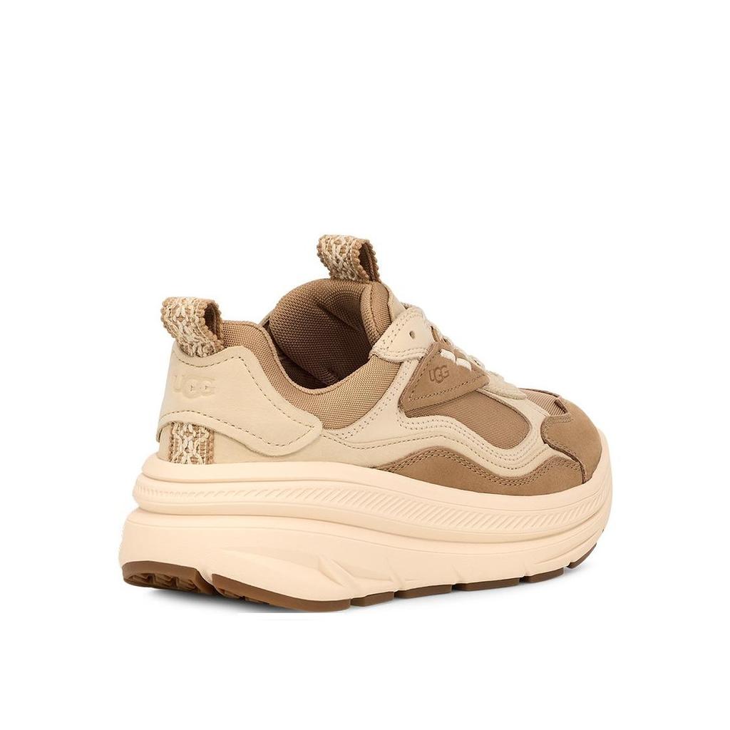 UGG Leather Lightweight Comfortable Low-Top Casual Shoes Women Sneakers Sand 1137651-SAN