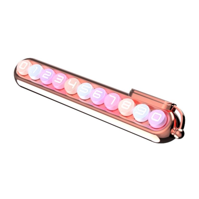 

Concealable Car Parking Sign Privacy Focused Car Park Number Display for Secure Temporary Stops and Quick Number Display