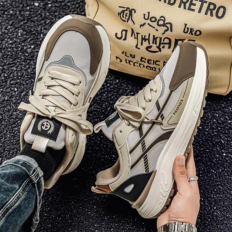 Forrest Gump's New Spring Leisure Sports Lightweight Soft-soled Student Non-slip Running Dad Shoes