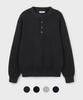 PYEON MA Cotton Waffle Henley Neck Knit - 4Color