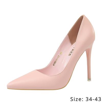 Koreanischen Stil Modische Einfache frauen Schuhe Abnehmen High Heels Stiletto Spitz Sexy Schuhe