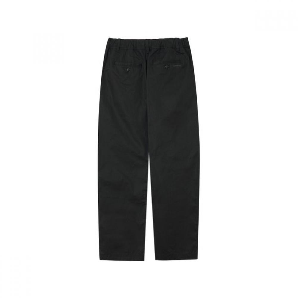 KANGOL Cotton Straight Pants Black 4568