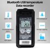 Bluetooth Temperature Datalogger USB Temp Recorder PDF Report Data Logger Ultra Low Temp Monitor Logger for Cold-chain Storage