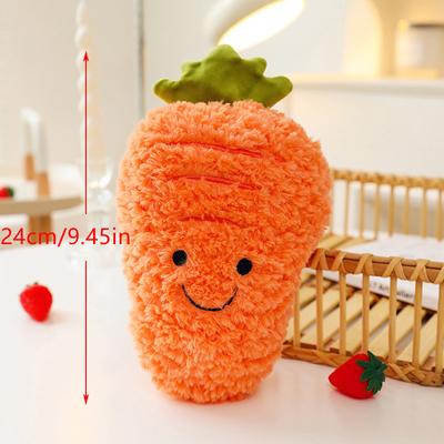 Fruit Vegetable Plush Toy Cute Soft Watermelon Pineapple Banana Strawberry Mango Carrot Children Christmas Gift