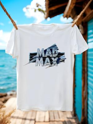 Mad Max Film Grafik-T-Shirt - Kühnes Post-Apokalyptisches Design