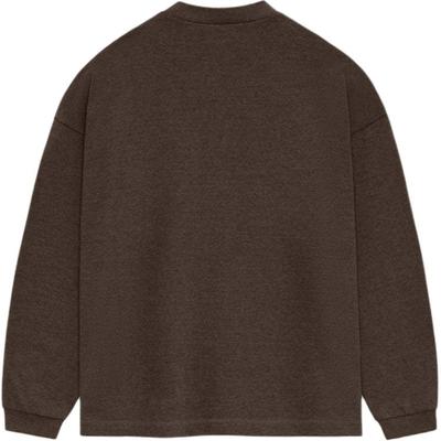 Essentials Langarmshirt Heather Wood Unisex Oberteile Braun 125SU244202F