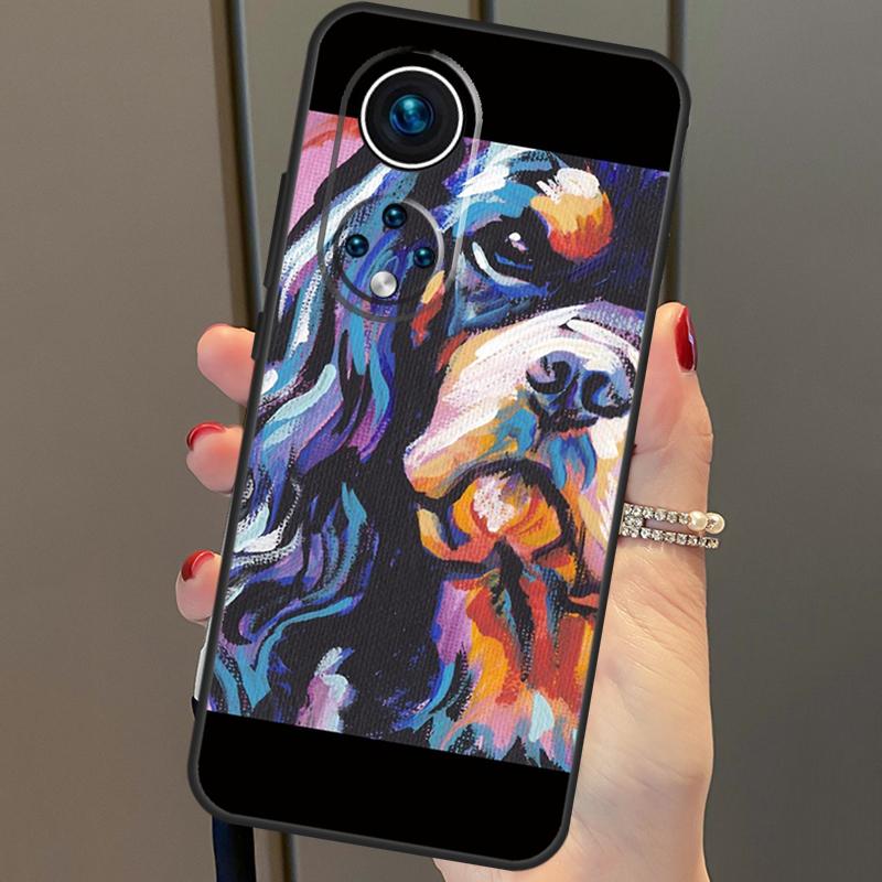 Coque Cavalier King Charles Spaniel pour Honor Magic 5 Lite, Magic 6 Pro, X8b, X9b, X6a, X7a, X8a, X9a, X6, X7, X8, X9, 50, 70, 90