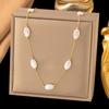 Summer New Temperament Versatile Baroque Pearl Necklace Women's Natural Stone Necklace Women's Simple and Advanced Sense