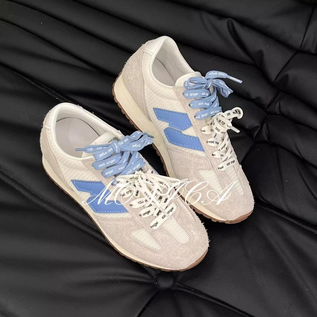 Soft leather version~ retro German training shoes women's spring 2025 new versatile soft-soled casual sports shoes Forrest Gump shoes tide