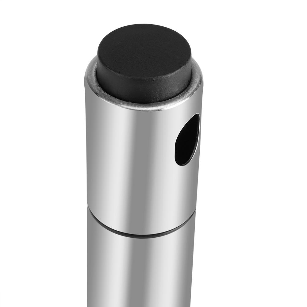 Stainless Steel Olive Oil Spraying Bottle Dispenser Sprayer Can Jar Kitchen Barbecue Tool
