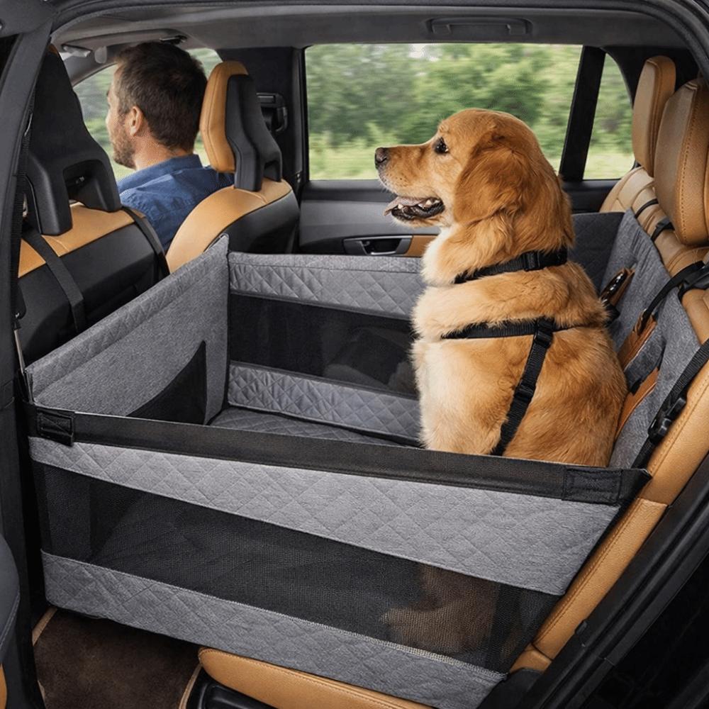 Waterproof Dog Car Seat Universal Pet Car Seat Cover Adjustable Car Seat Basket  Family Travel