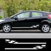 Car Door Side Skirt Vinyl Stickers For Ford Fiesta MK6 MK7 Mk8 6 7 ST Auto Line Graphic Decoration Decal Tuning Accessories