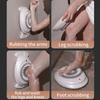 Electric Body Brush Automatic Movable Wall Mounted Electric Body Scrubber for Shower
