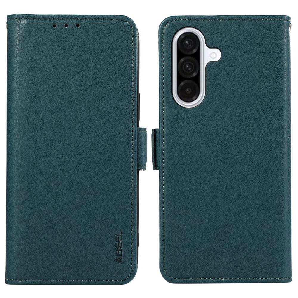 

For Samsung Galaxy A36 5G Case Leather Phone Cover with RFID Blocking Wallet Green