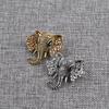Vintage Alloy Shining Crystal Elephant Brooch Pin Fashion Pin Jewelry Unisex Gift