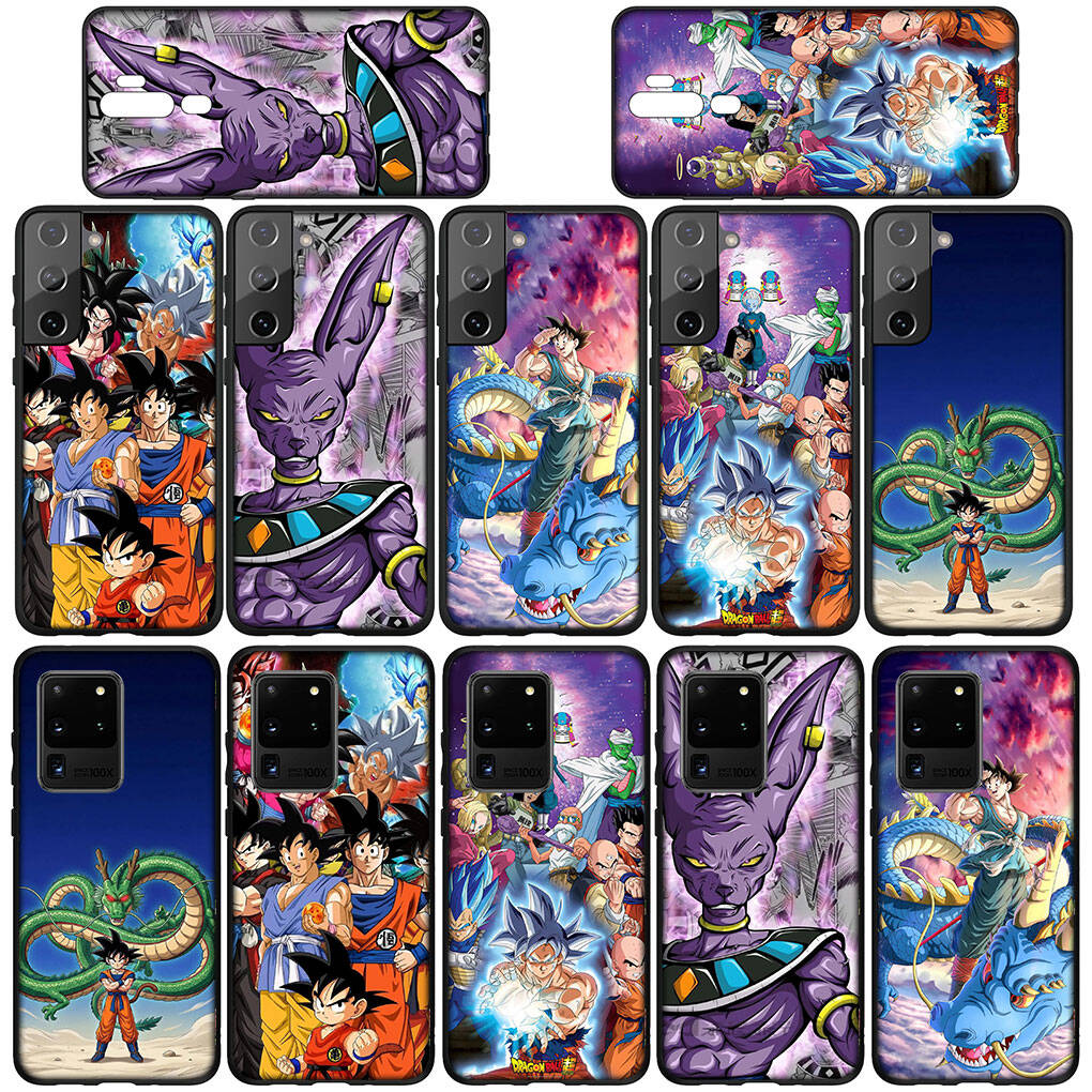 Phone Case for iPhone 17 15 16 Plus Redmi Note 14 12 11 13 Pro Max Huawei P30 P20 Lite Y9 OPPO A60 A40 A80 A38 A54 Beerus Dragon Gokus Ball Whis Cover
