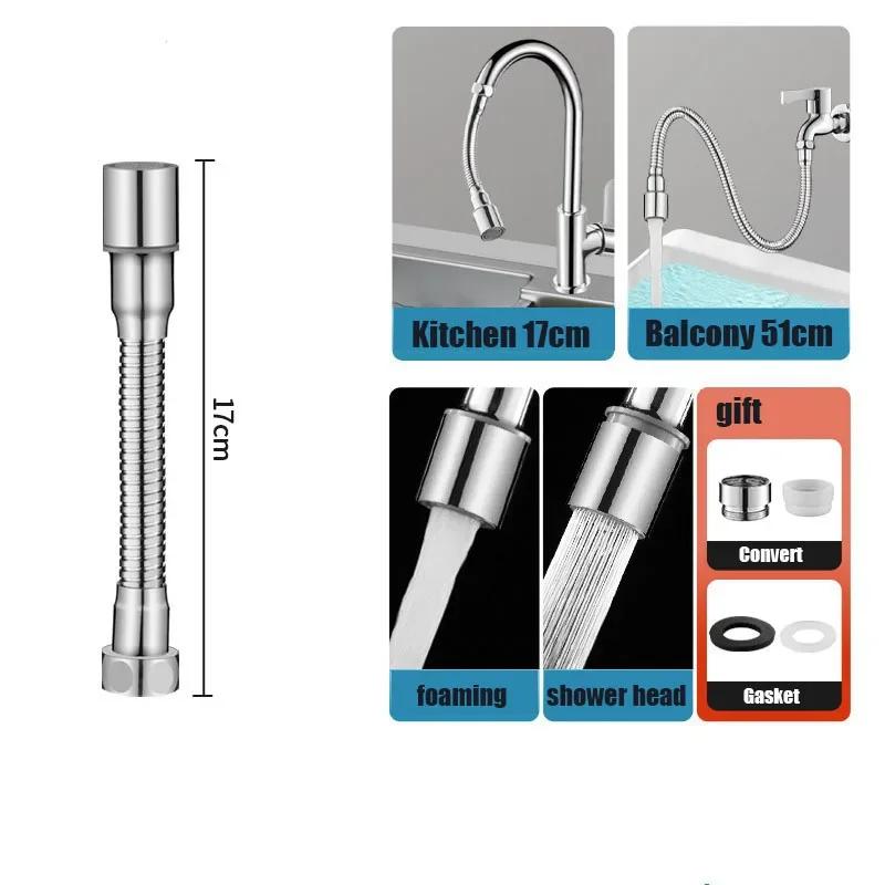 

Нержавеющая сталь Вращающаяся на 1080° Насадка-распылитель для крана | Универсальная для кухни/умывальника | Аэраторный кран с брызгозащищенным носиком
