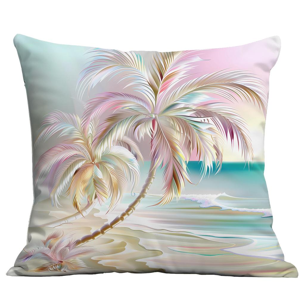 New Beautiful, Romantic and Colorful Beach Pillowcase Marine Life Peripheral Cushion Pillowcase