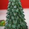 Harz Weihnachtsbaum Figur Kleine Tischdeko Weihnachtsbaum mit Sternspitze für Zuhause Büro Innen Weihnachtsdeko