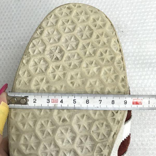 adidas Originals GAZELLE leather sneakers 27.5 red brown(USED)