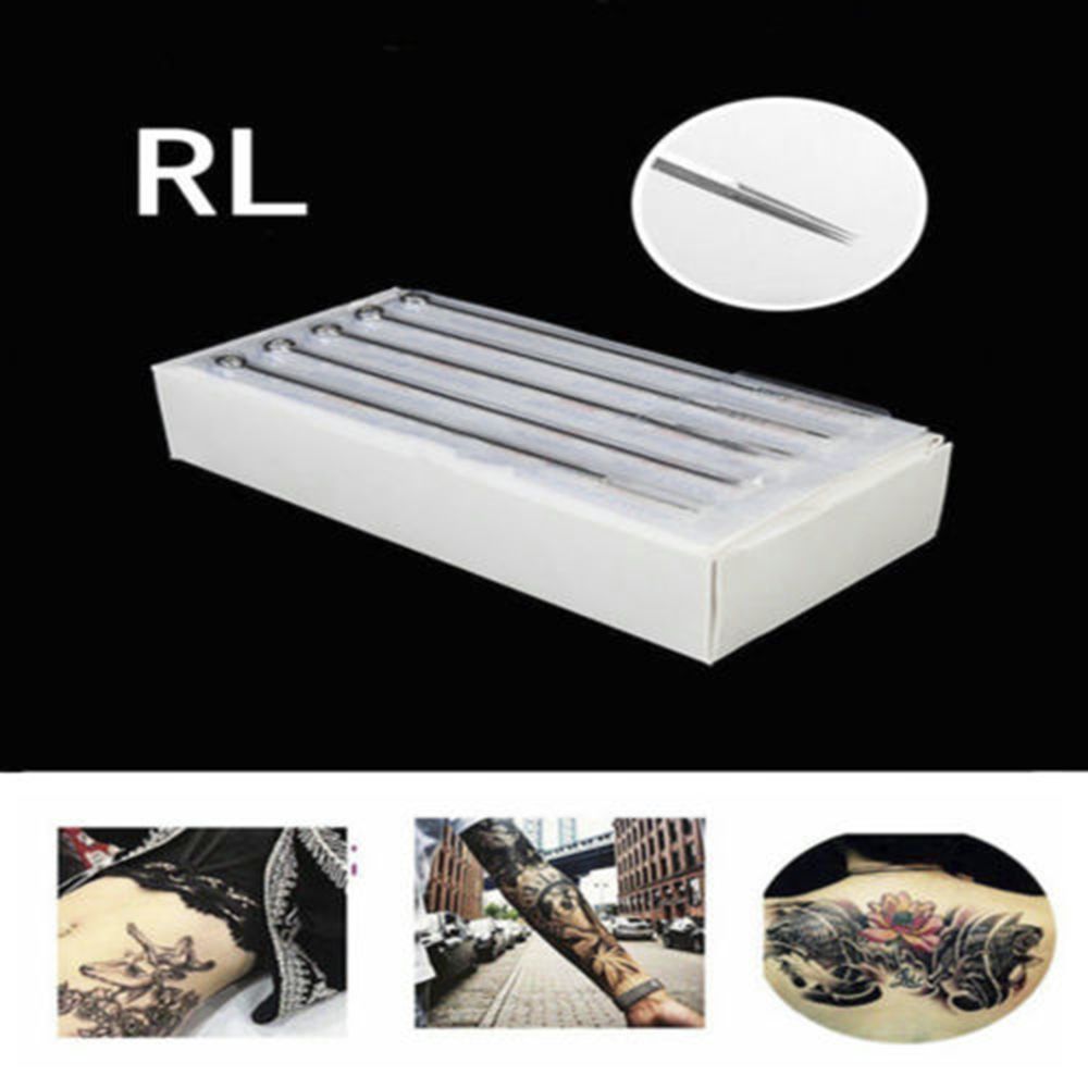 Needle Standard Length Disposable 1/3/5/7/9/11 RL Sterile Needles Tattoo Needles Stainless Steel