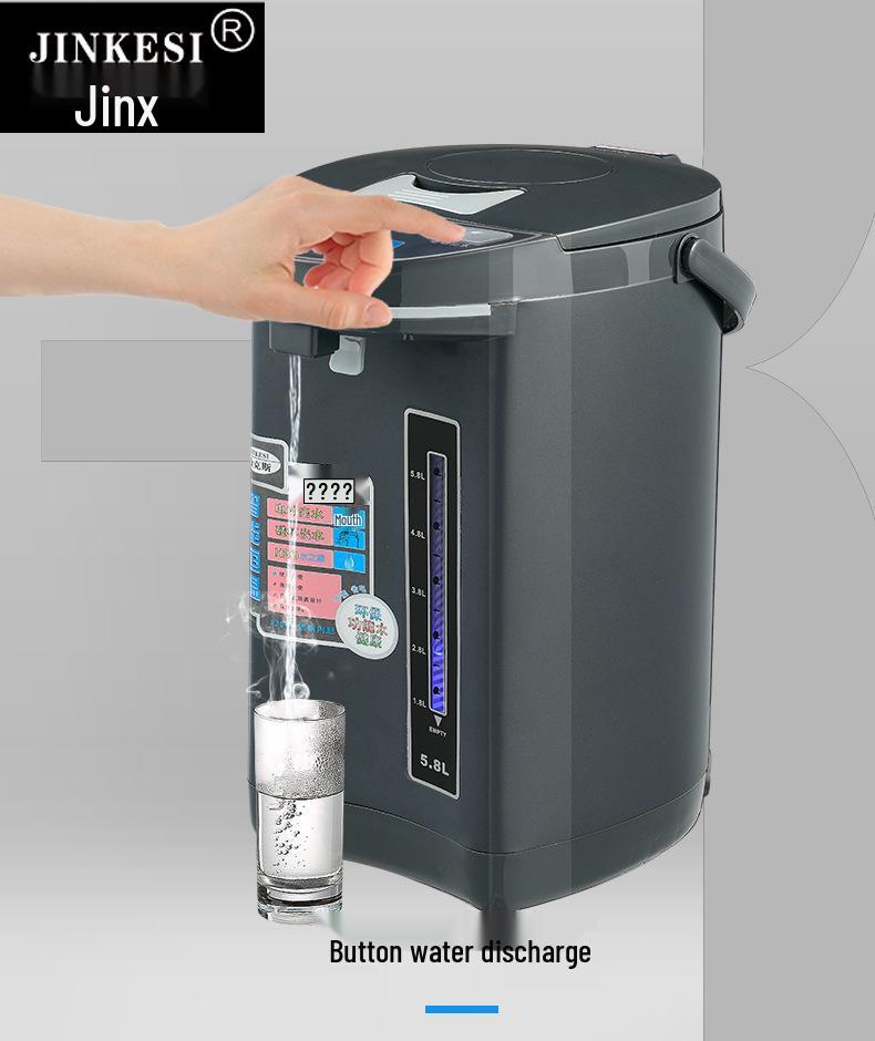 Hervidor Eléctrico de Acero Inoxidable Aislado de 7 Etapas Jinx y Calentador de Biberones - Calentador de Leche de Temperatura Constante para la Preparación de Leche en Polvo