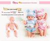 30cm Soft Vinyl Baby Doll - Children's Toy with Simulation Features for Playhouse Fun.