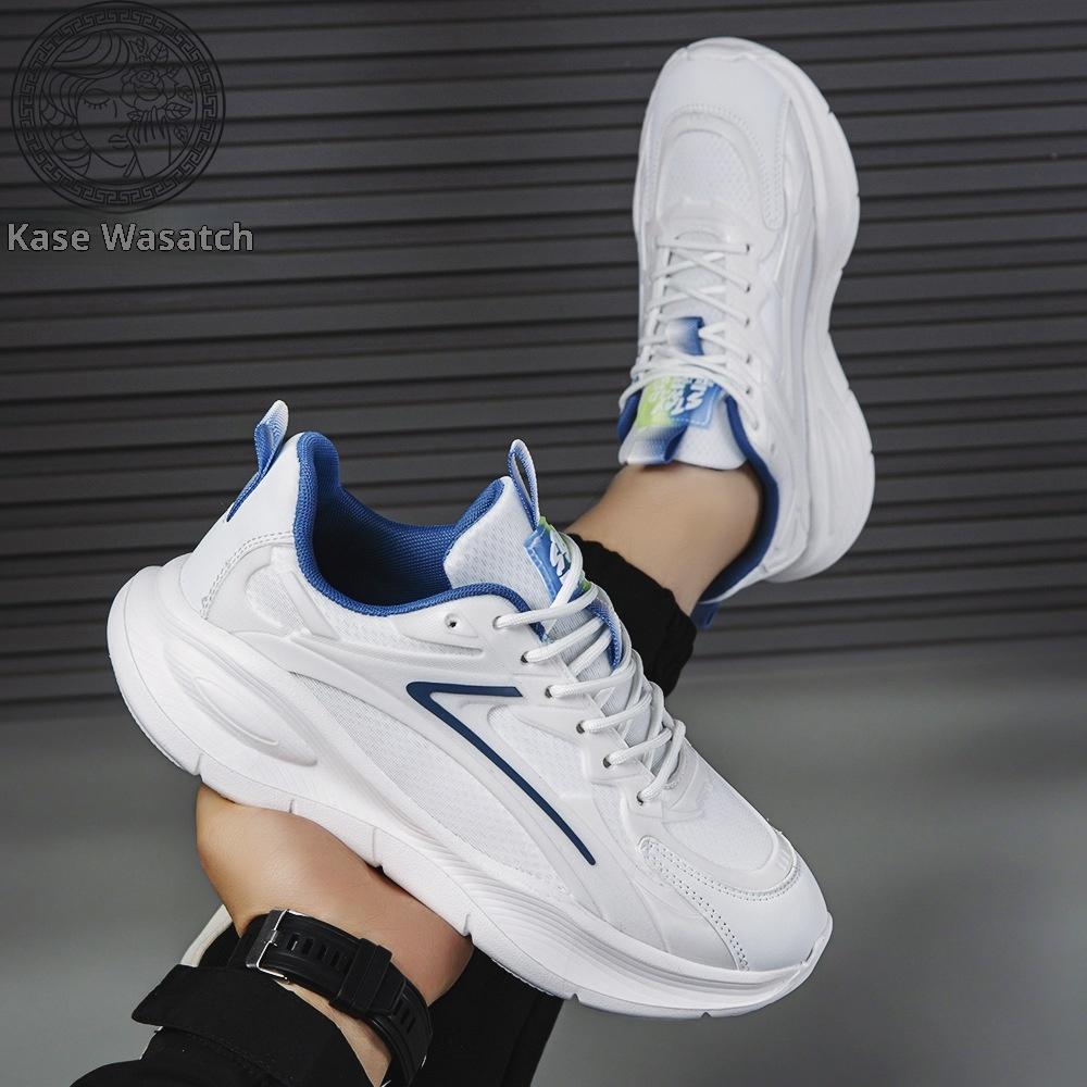 Unisex running shoes spring, summer and autumn lace-up new fashionable cold sticky lightweight breathable elastic fabric