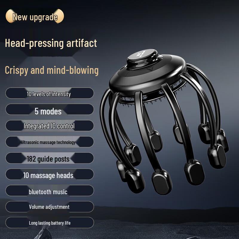 Hezheng Smart Head Massager with Music
