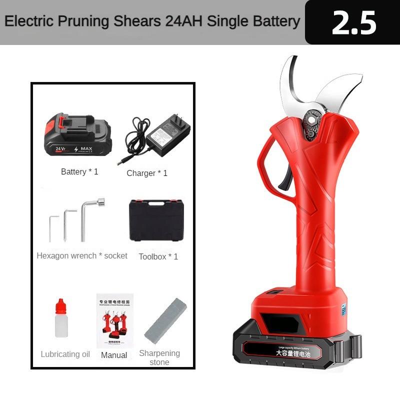 Rechargeable Branch Cutting Scissors Household Gardening Fruit Tree Pruning Tools Portable Electric Pruning Shears