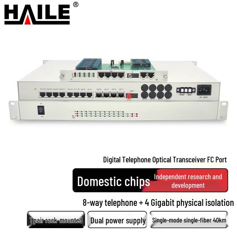 HAILE Digital Telephone Fiber Optic Multiplexer