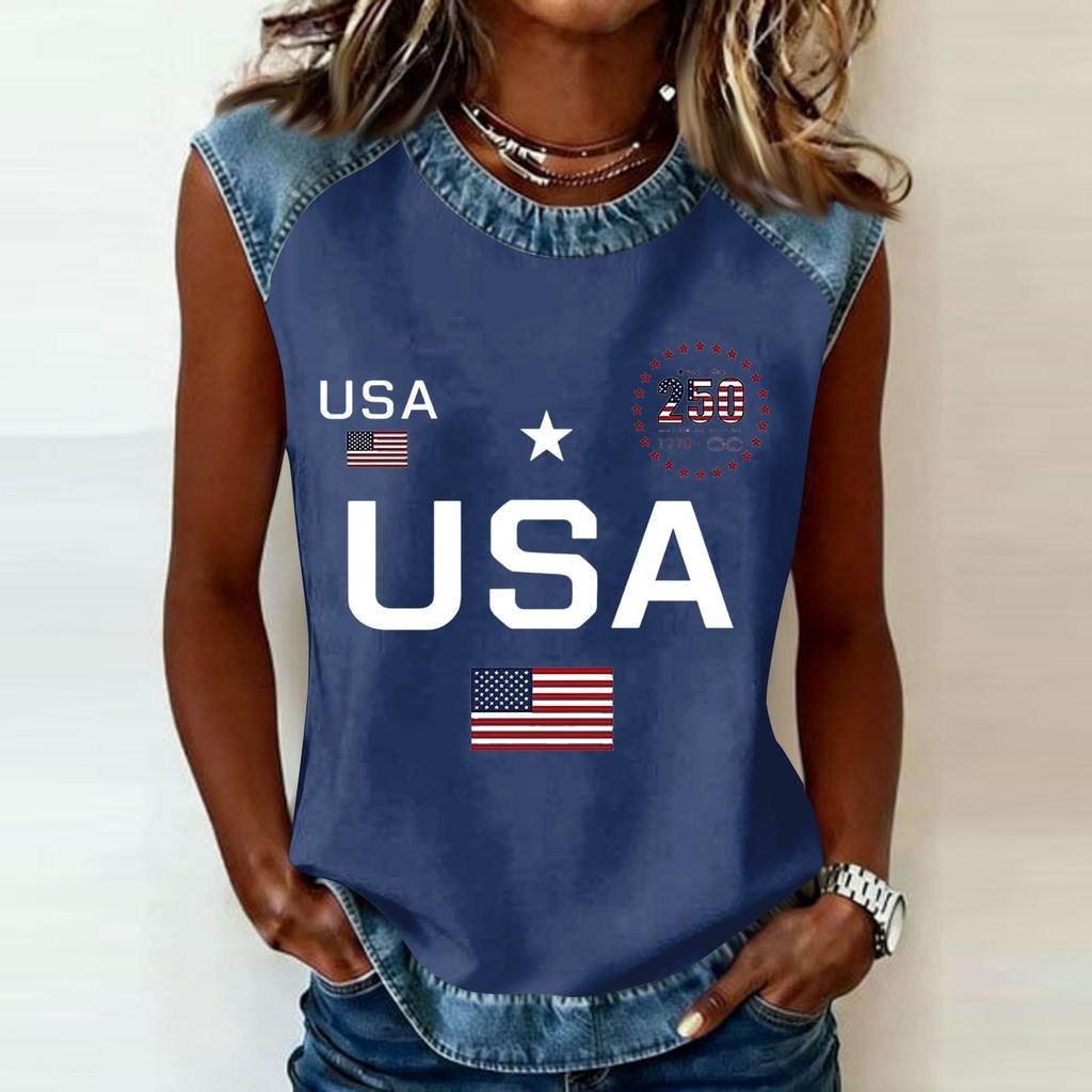 Camiseta informal de manga larga para mujer con cuello redondo y estampado