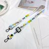 Oblique Span Mobile Phone Lanyard Adjustable Cartoon Silicone Change Bag Lanyard Card Sleeve Record Label Lanyard Lanyard