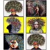 Graffiti Art Novel Aabstract Women Canvas Painting Wall Art Posters Prints Wall Pictures for Living Room Home Wall Decor