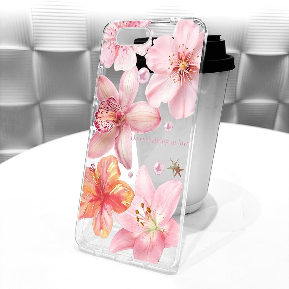Transparent For Realme C2 Case Cover Cute Fashion Butterfly Funny Painted Casing For Realme RMX1941 RMX1945 RMX1943