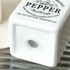 4pcs Ceramic Dispenser Set Including Oil Bottle Vinegar Bottle Salts Pepper Shaker Practical for Home Cooking