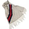 Gucci 508027 Schal beige Wolle Herren